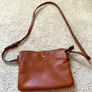 Lauren Conrad Crossbody Bag, cognac